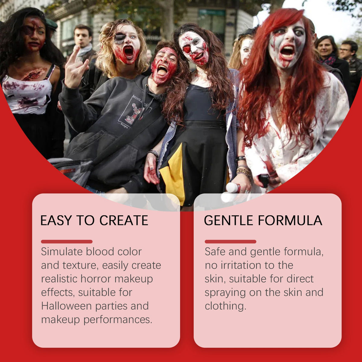 Fake Blood Spray — Realistic Dripping Blood for Halloween