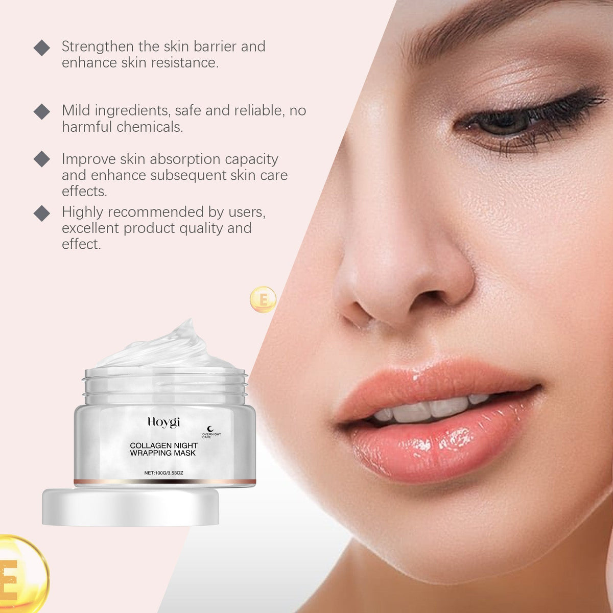 Collagen Peel Mask Overnight Hydrating Face Treatment