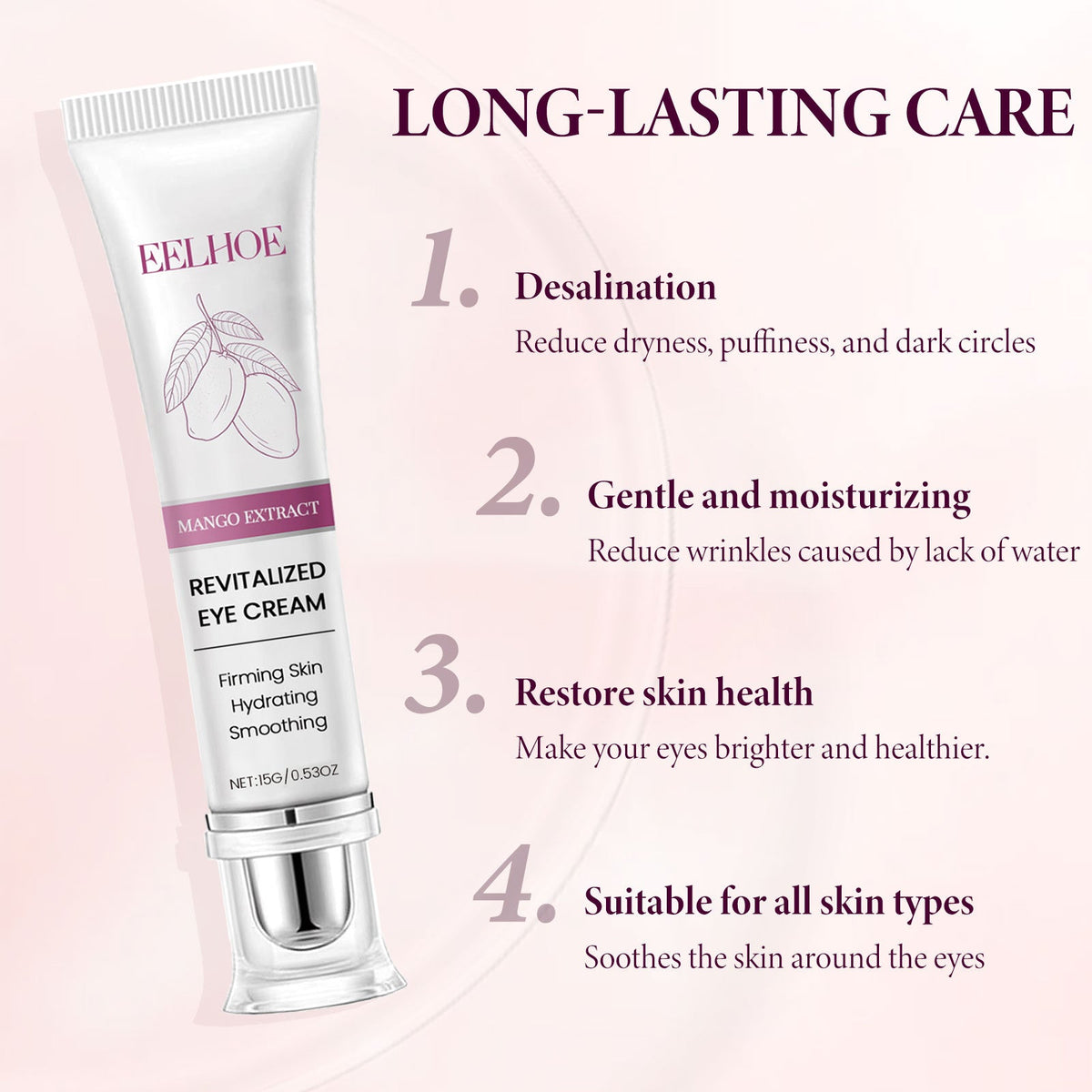 Mango Eye Cream for Fine Lines, Puffiness & Dark Circles