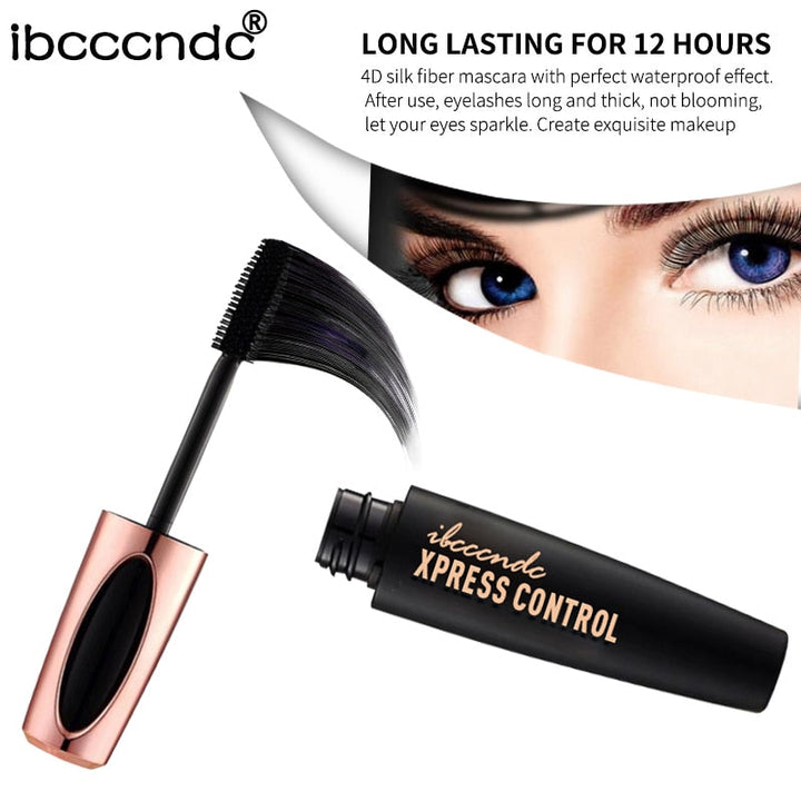 4D Silk Fiber Mascara for Waterproof, Longer Lashes
