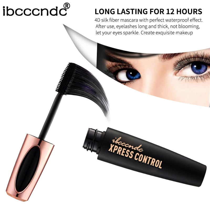4D Silk Fiber Mascara for Waterproof, Longer Lashes