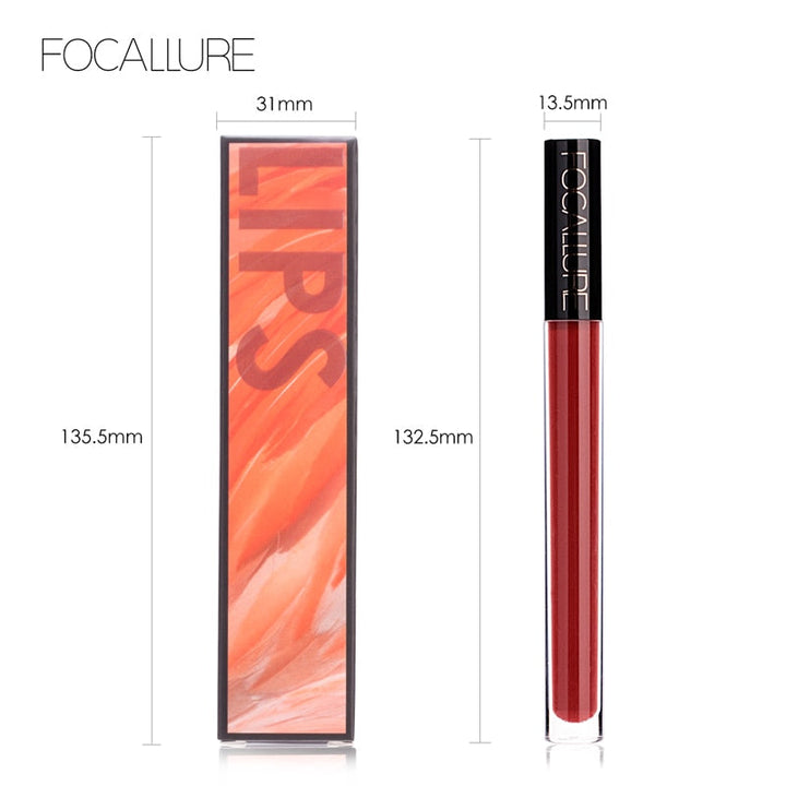 Liquid Lipstick Matte Color, Waterproof Kiss-Proof Wear
