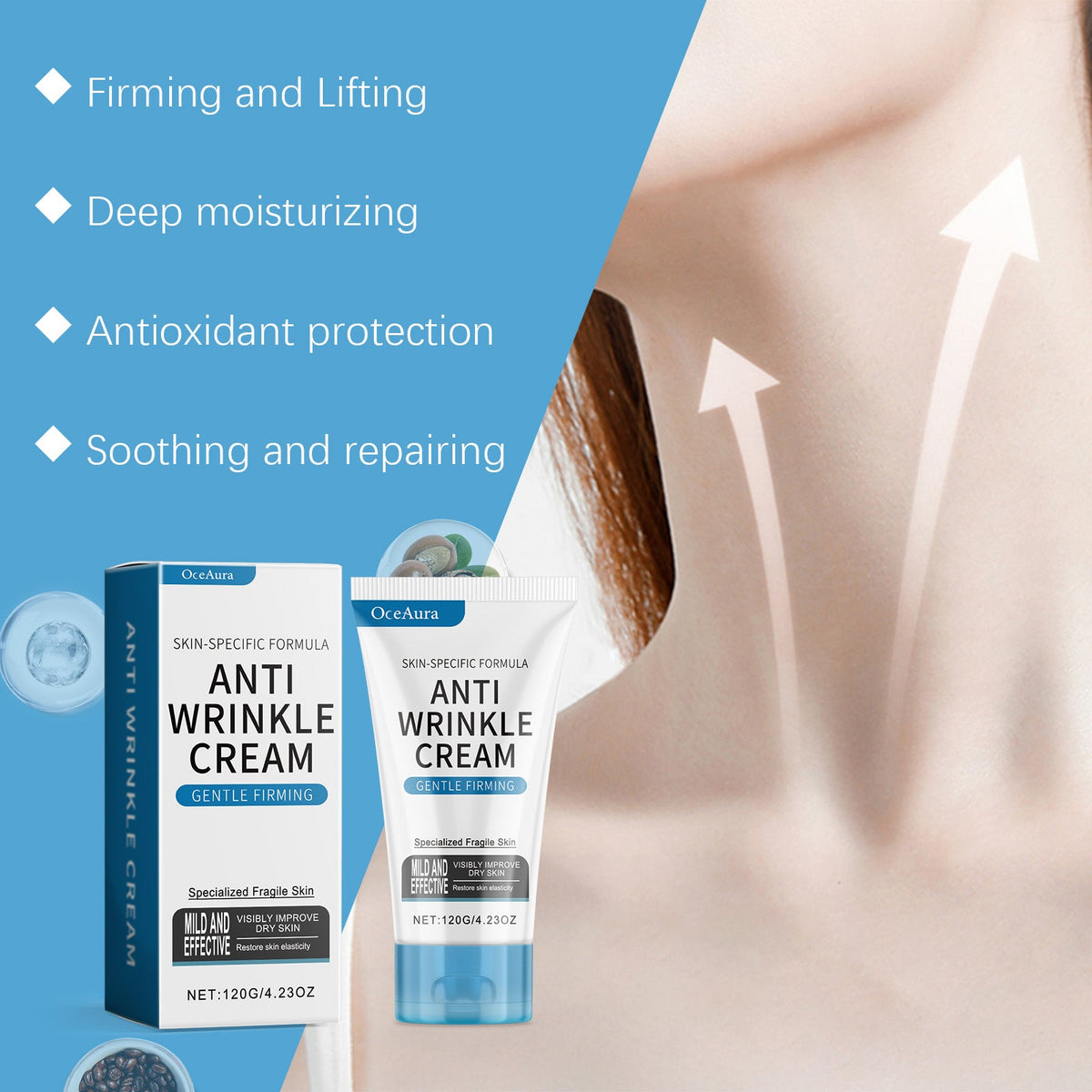 Gentle Firming Anti-Wrinkle Cream for Dry Mature Skin