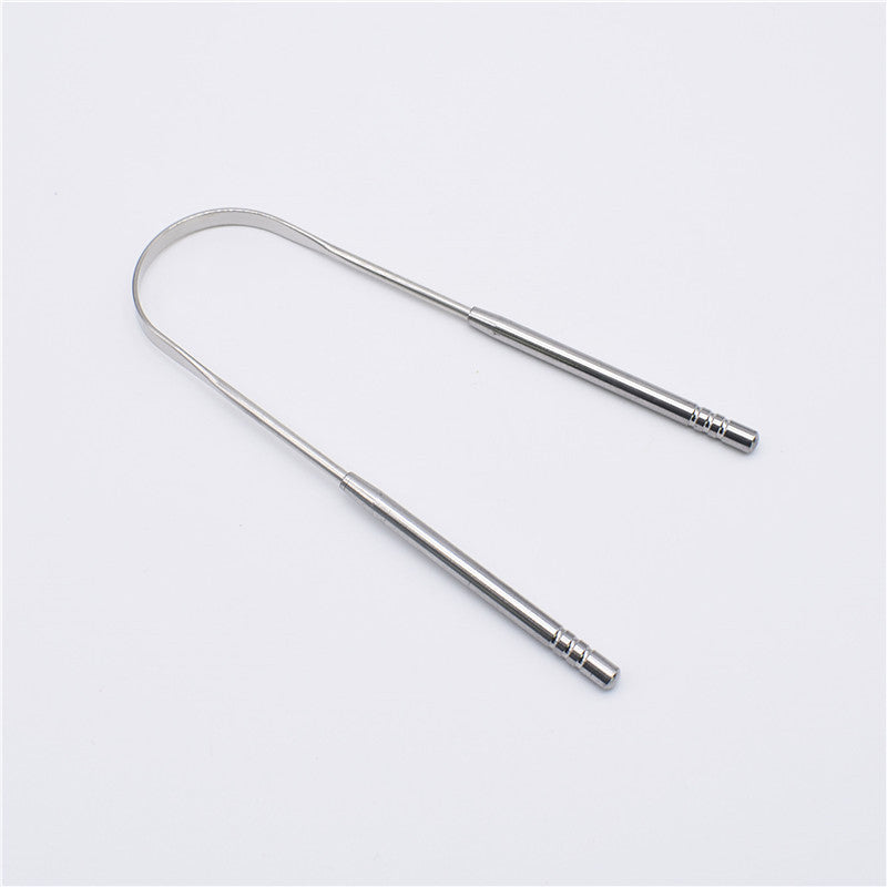 Stainless Steel Tongue Scraper – Remove Bad Breath