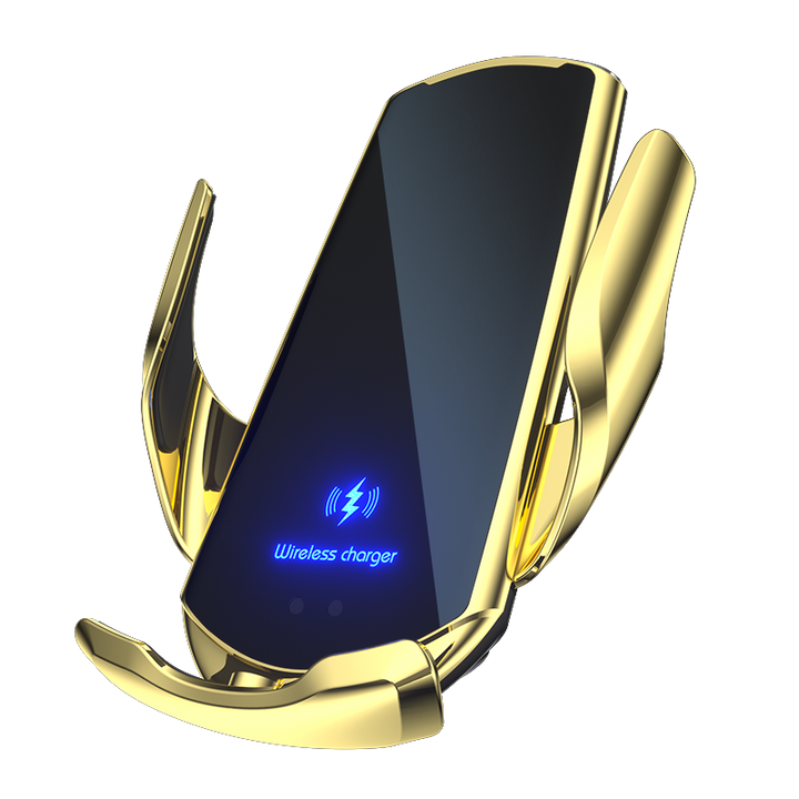 15W Auto-Clamp Wireless Car Charger Phone Mount