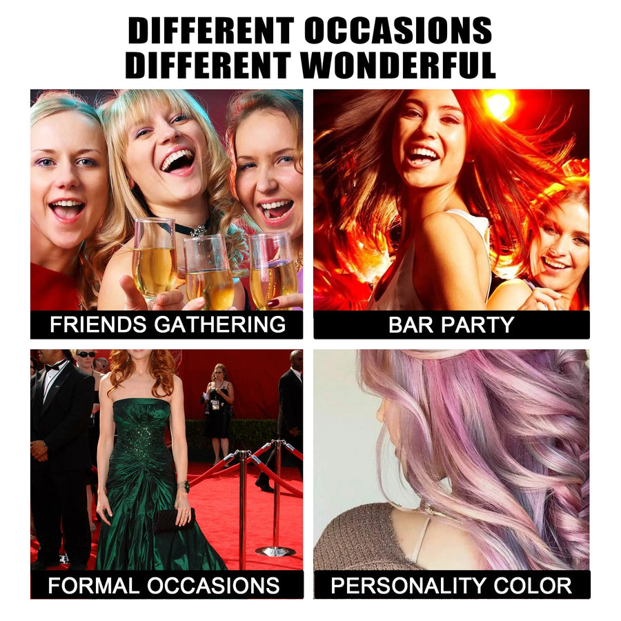 Temporary Hair Color Spray for Instant Party Looks