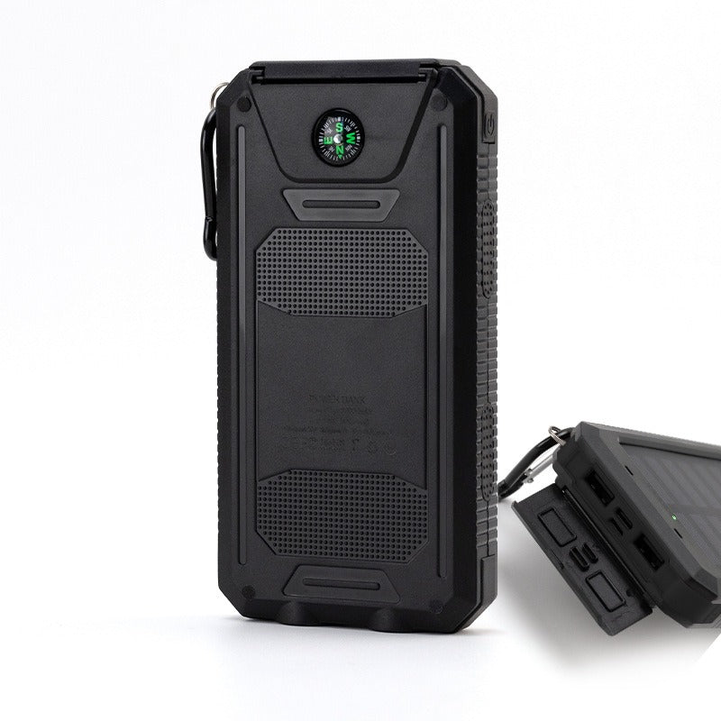Waterproof Solar Power Bank 20000mAh with Compass