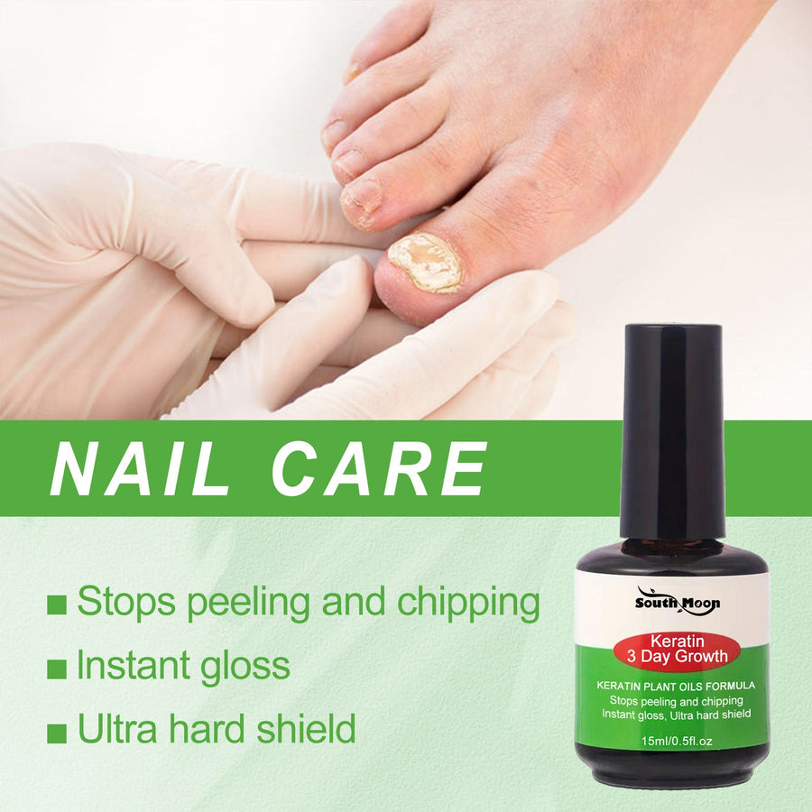 Keratin Nail Oil – Strengthen Nails, 3-Day Growth
