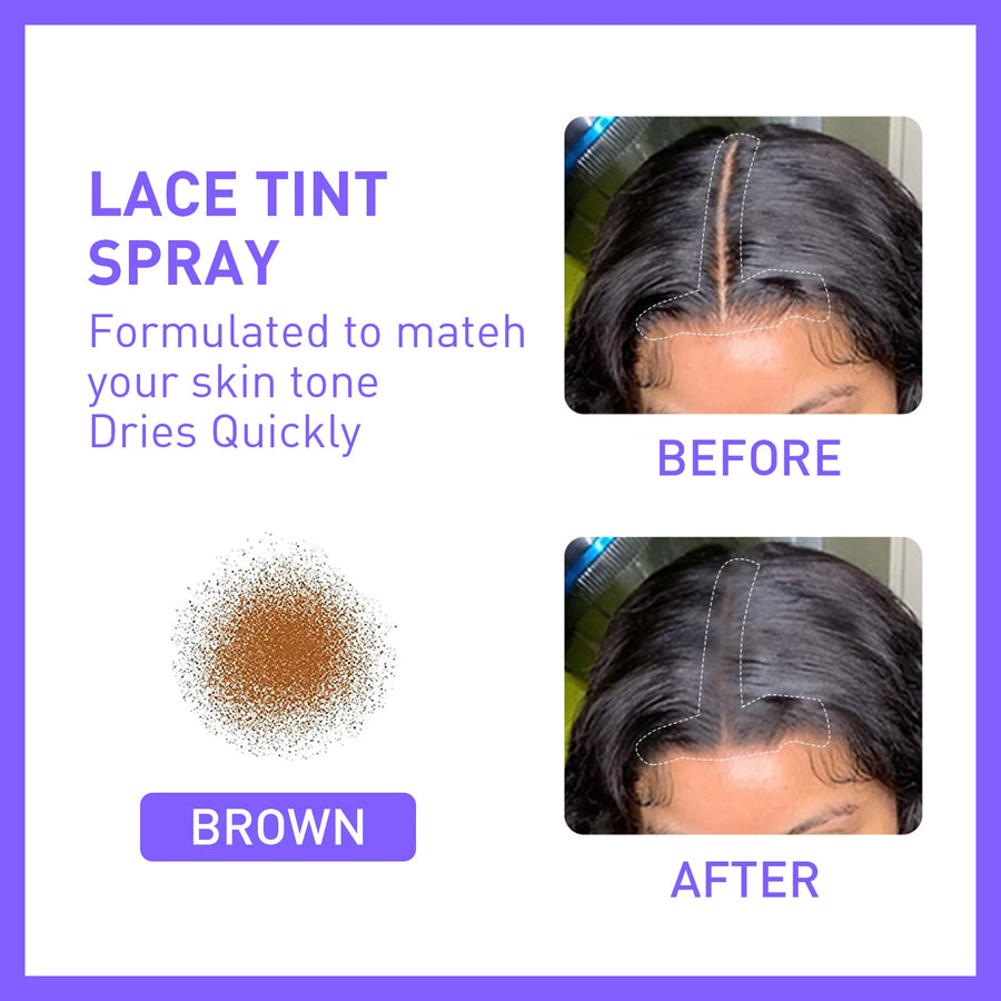 Lace Wig Tint Spray for Seamless Hairline Blending