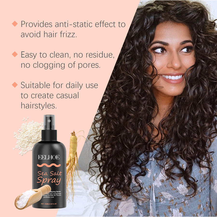 Sea Salt Hair Styling Spray for Volume & Textured Hold