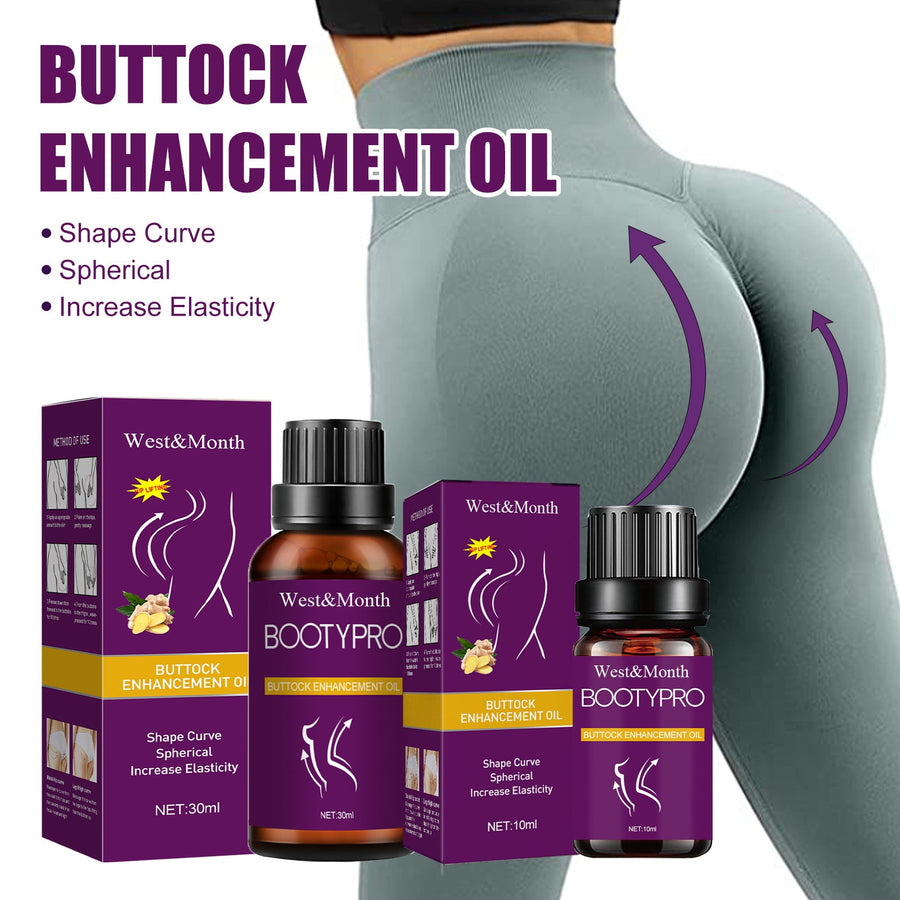 Buttock Enhancement Massage Oil for Firmer, Lifted Curves