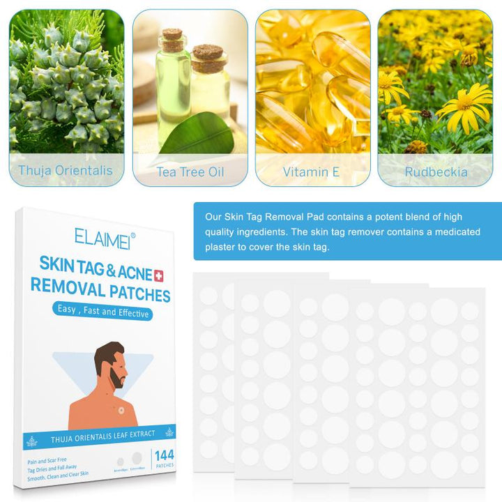 Skin Tag Removal Patches — Pain-Free, Clear Skin in 12 Hours