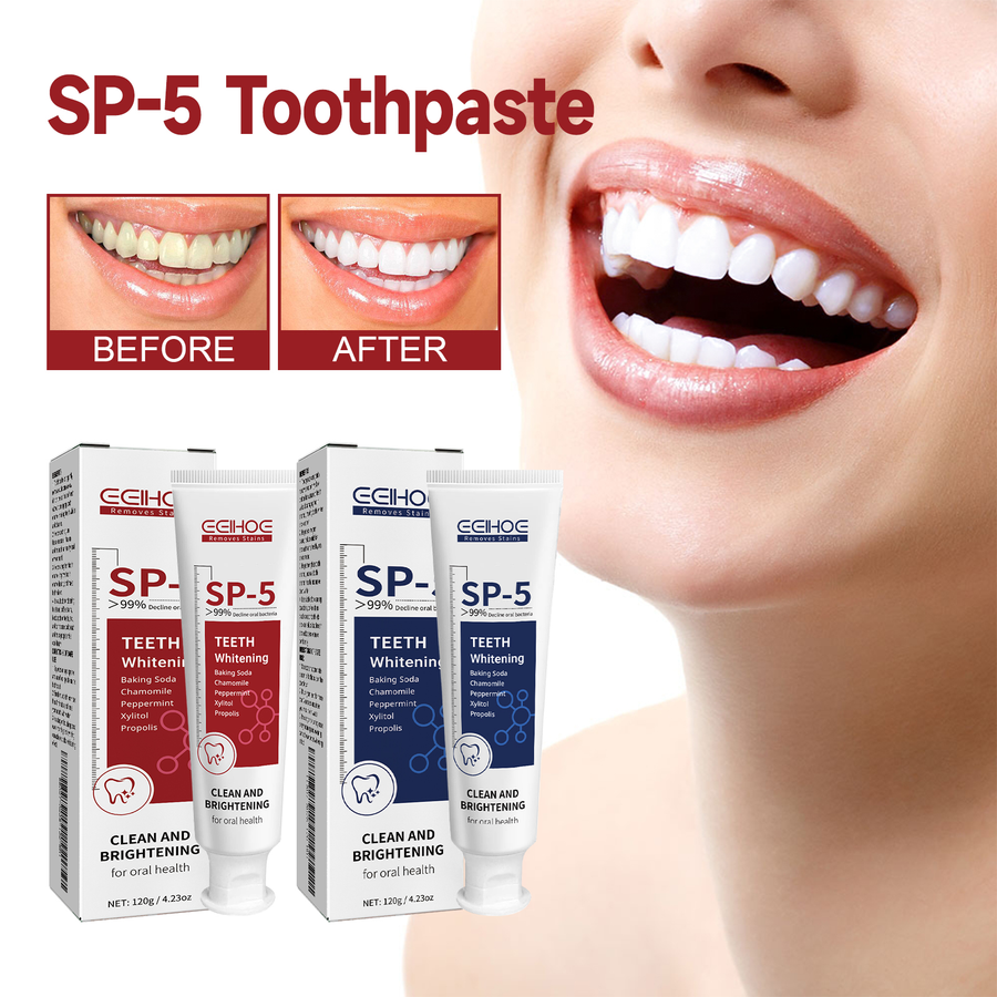 Whitening Toothpaste — Stain-Free Smile with 99% Bacterial