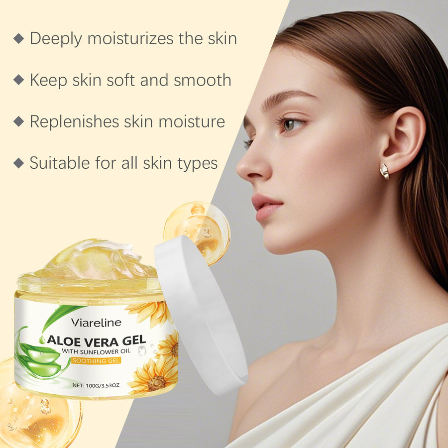 Sunflower Moisturizing Gel for Soothing Daily Hydration