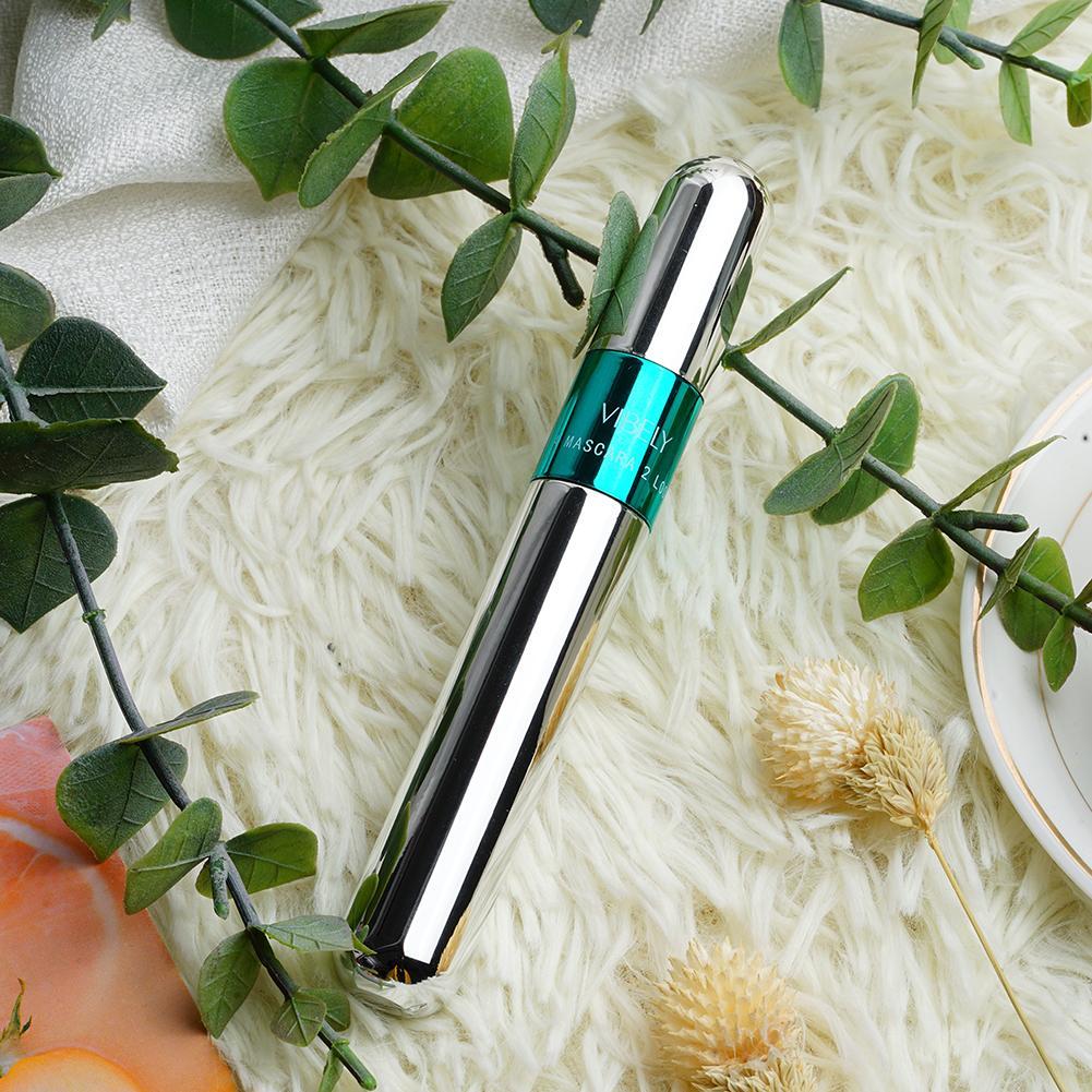 4D Silk Fiber Mascara — 2-in-1 Thick Curl & Sharp Length