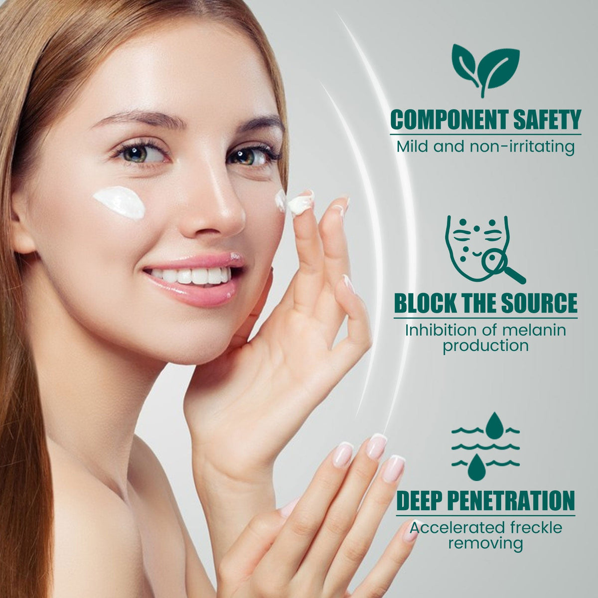 Dark Spot Cream for Face - Fades Freckles & Brightens
