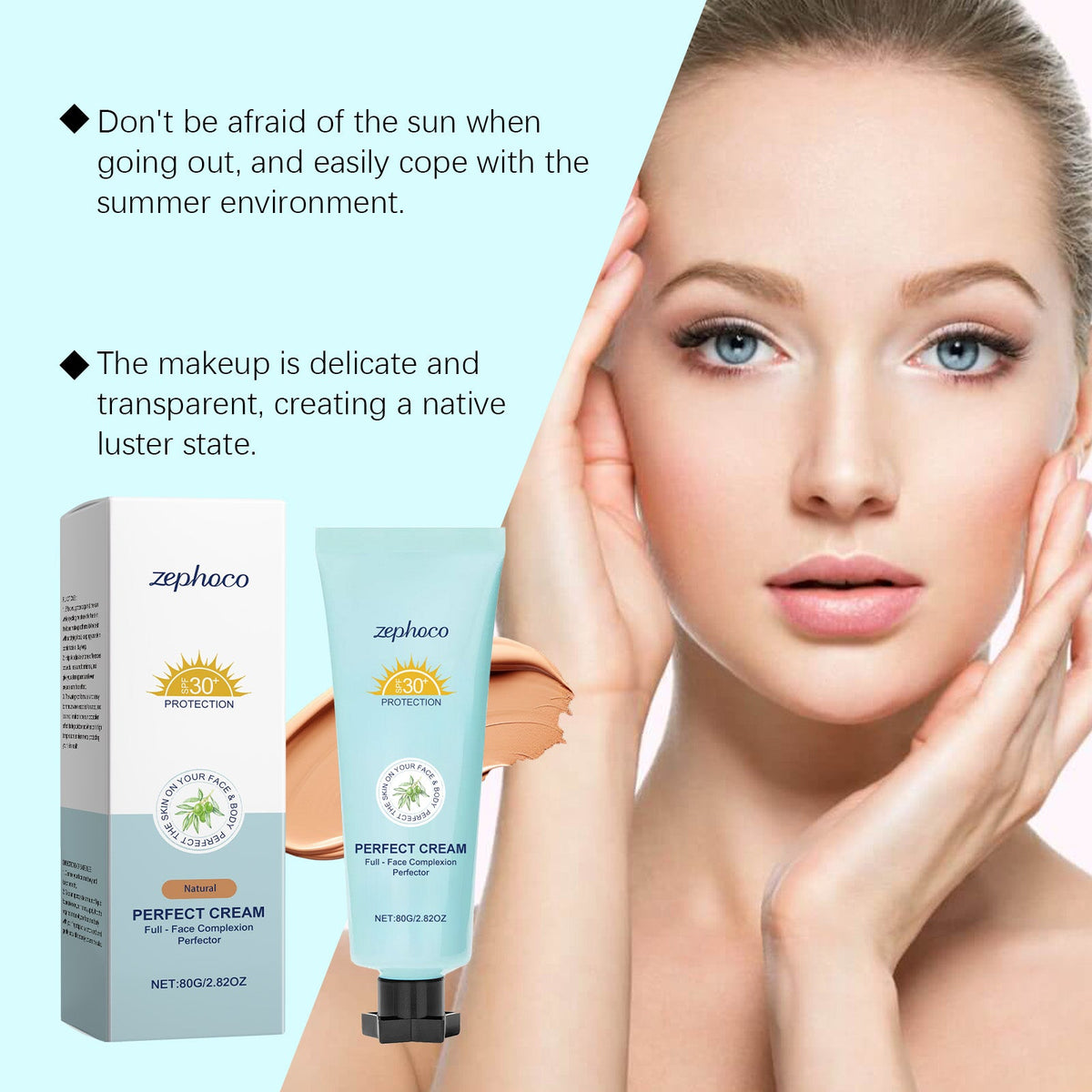 Moisturizing Foundation SPF 30 for Natural Matte Skin