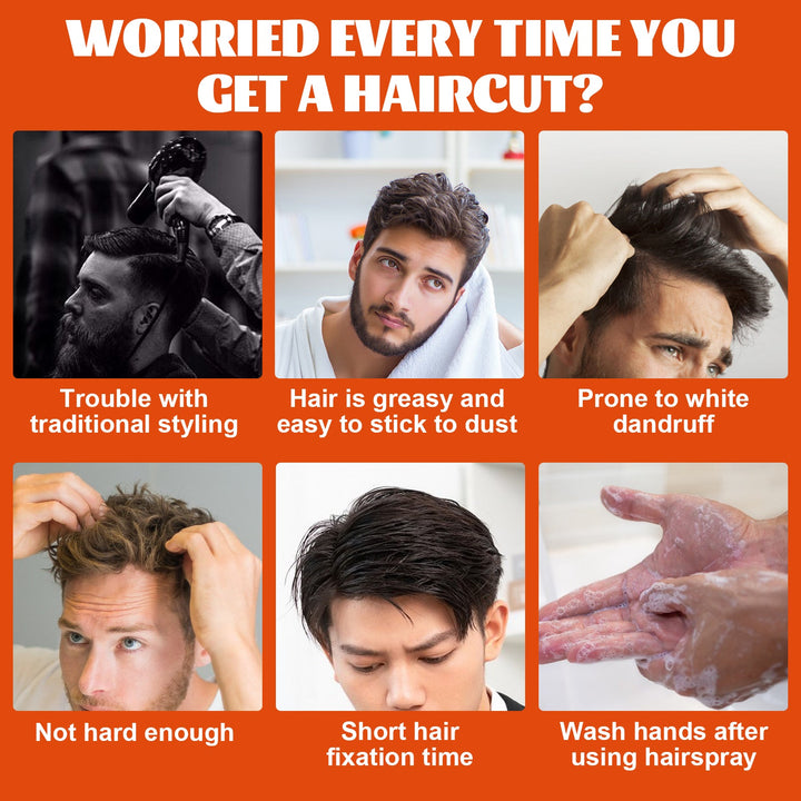 Men's Hair Wax Comb for Lasting, Non-Greasy Style