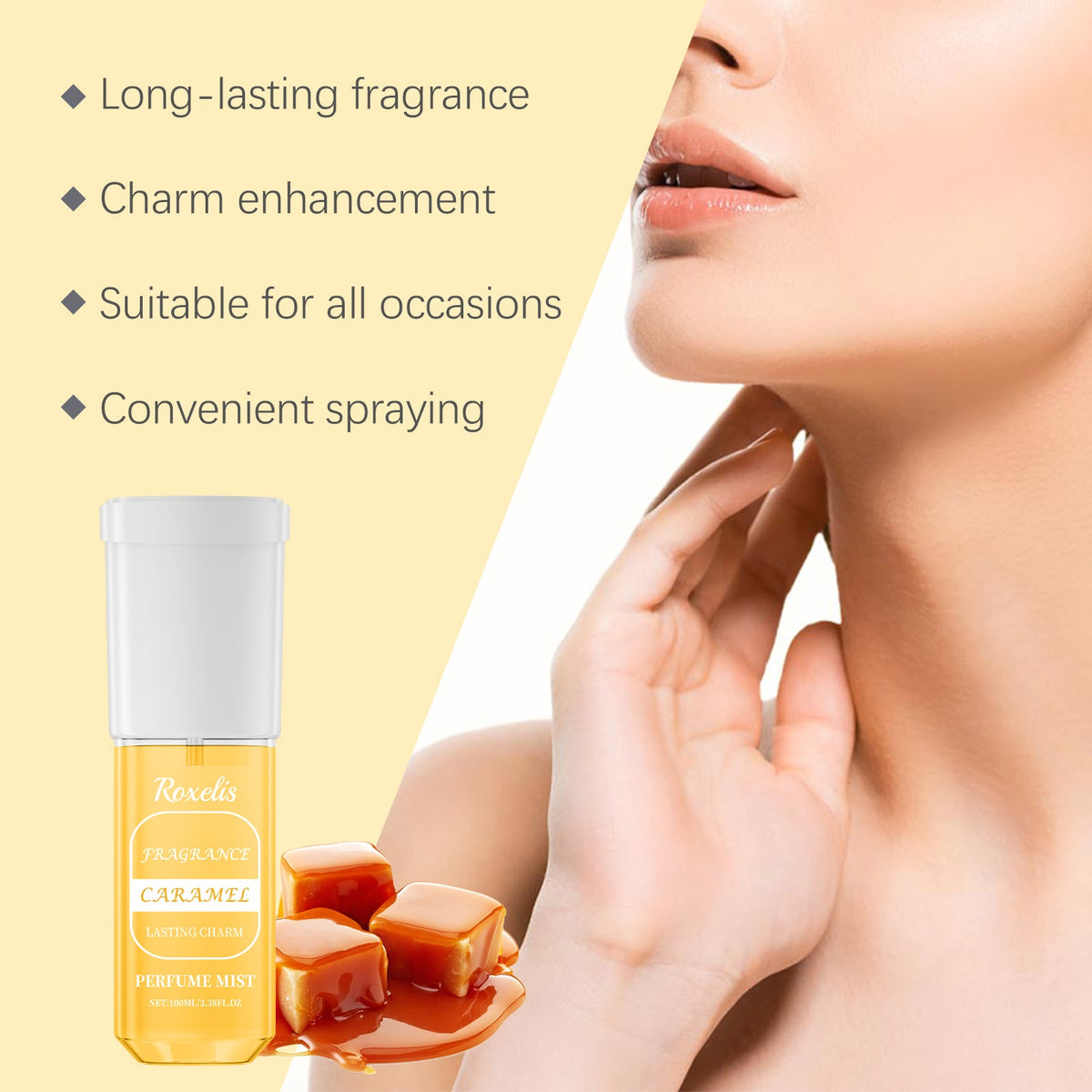 Caramel Perfume Spray for Long-Lasting Sweet Scent