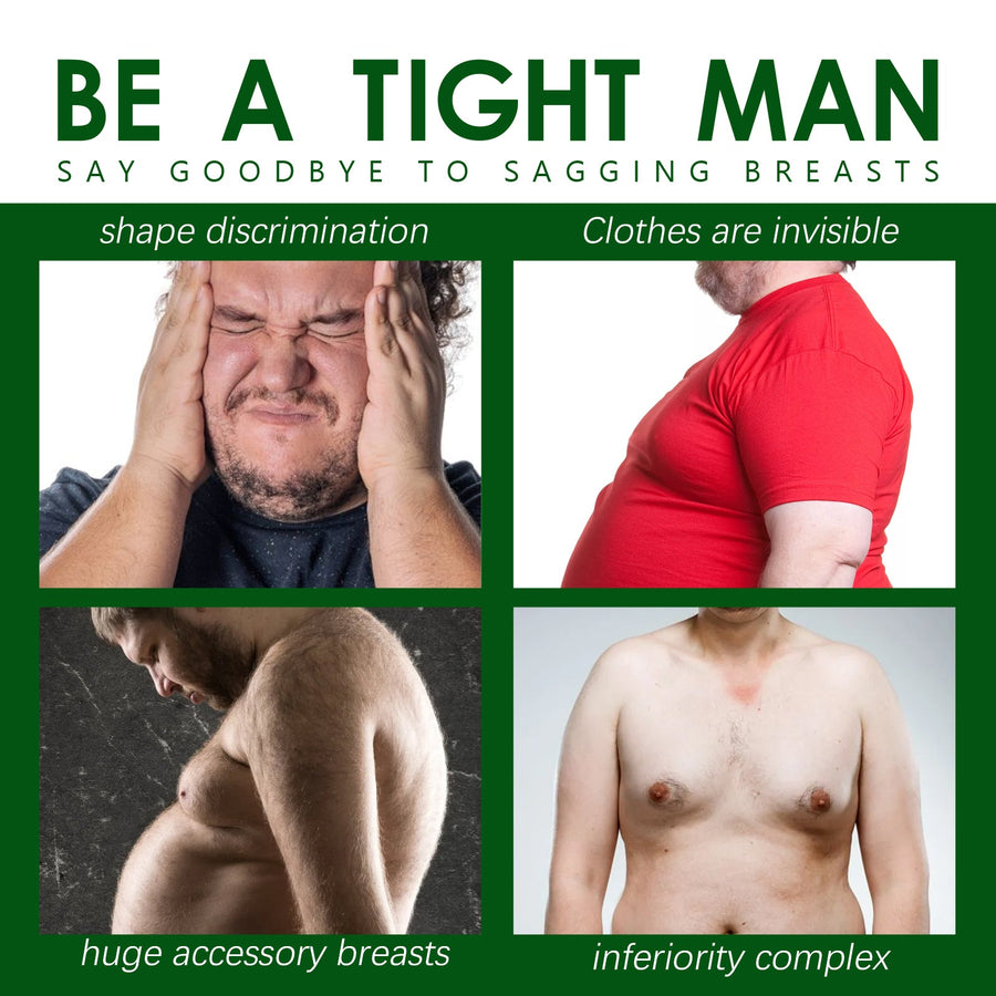 Chest Firming Patch for Men — Tighten Sagging Skin Naturally
