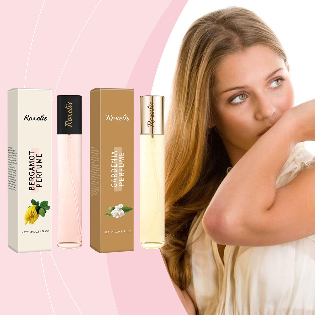 Portable Perfume 15ml for Elegant Fresh Floral Touch-Ups