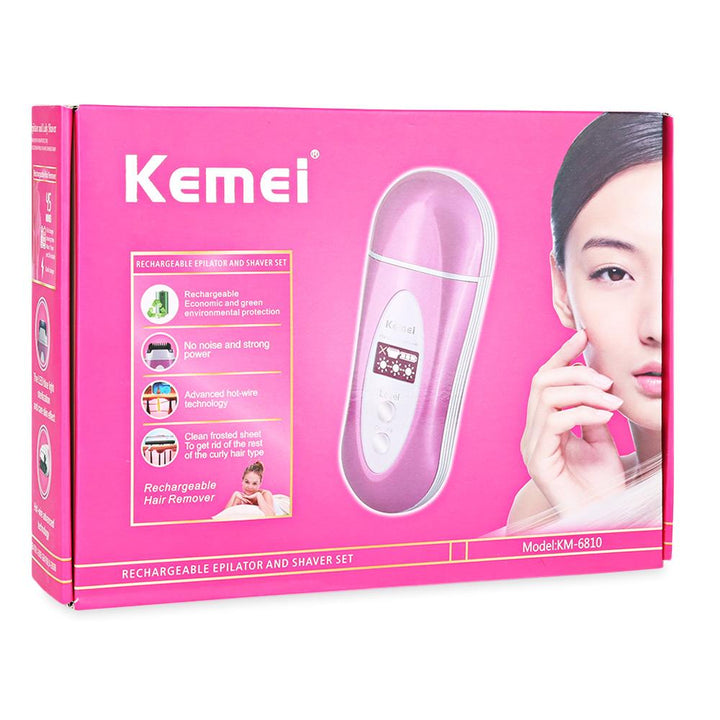 Epilator & Shaver for Smooth Skin — Quiet, Rechargeable