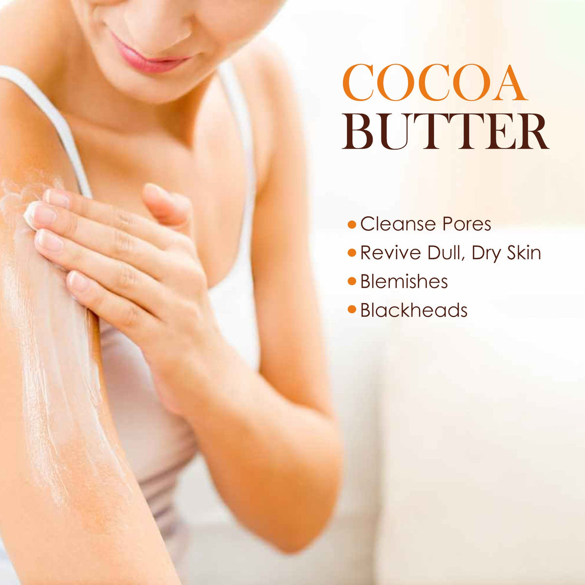 Cacao Body Lotion for Dry Skin & Acne Marks