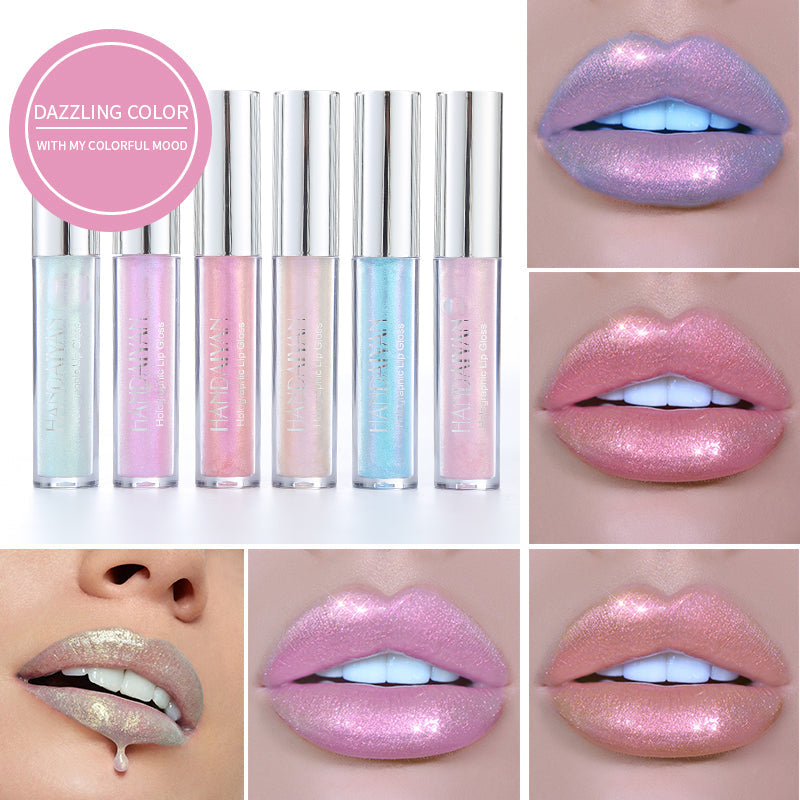 Holographic Lip Gloss for Luminous Mermaid-Inspired Shine