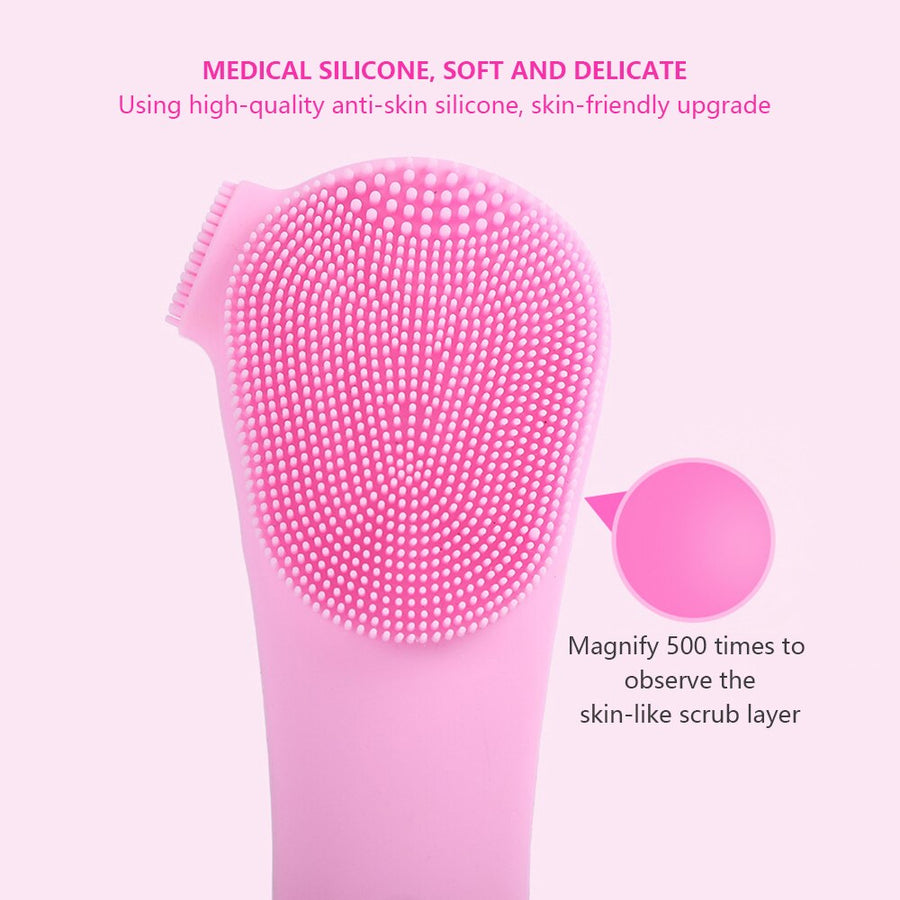 Ultrasonic Silicone Facial Cleansing Device for Oil Control