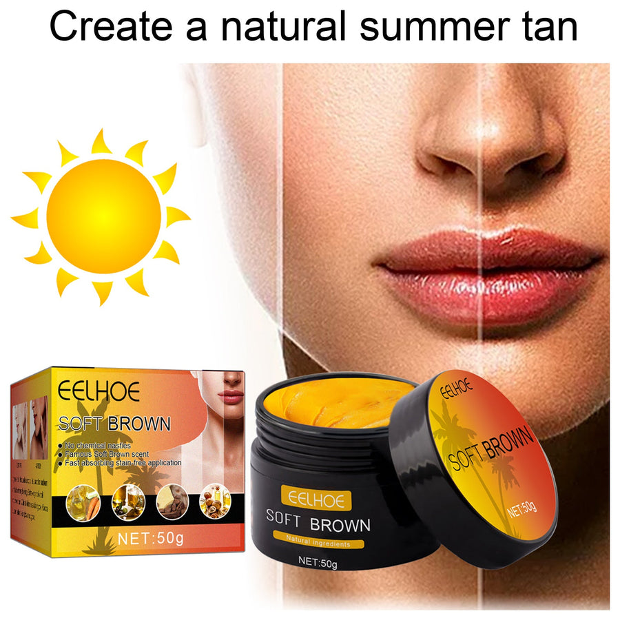 Aloe Vera Self-Tanning Cream for Natural Sun-Kissed Glow