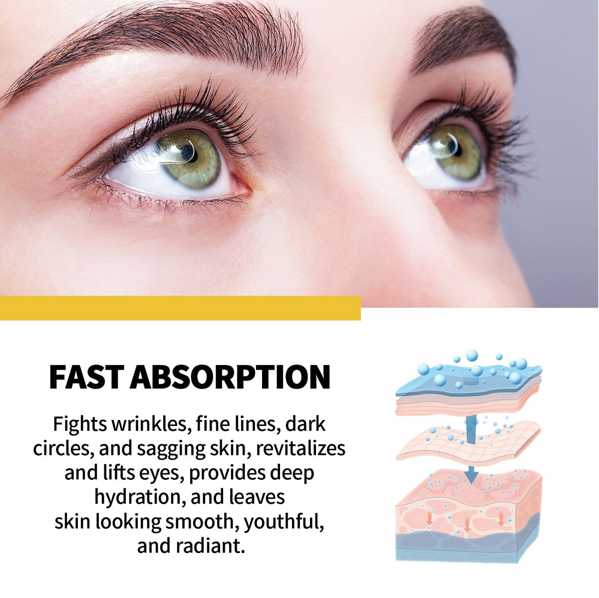 Venom Peptide Eye Serum for Under-Eye Wrinkles & Sagging