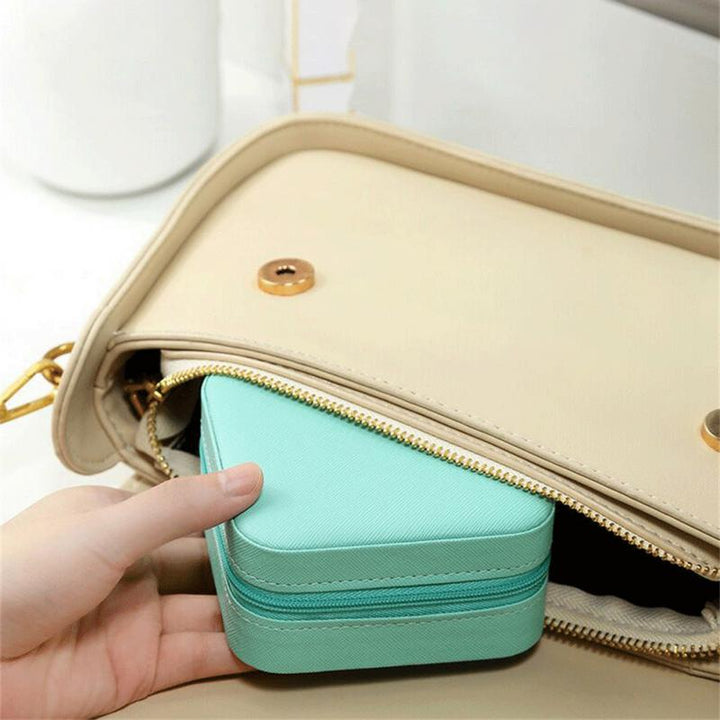 Travel Leather Jewelry Box — Tangle-Free Organization