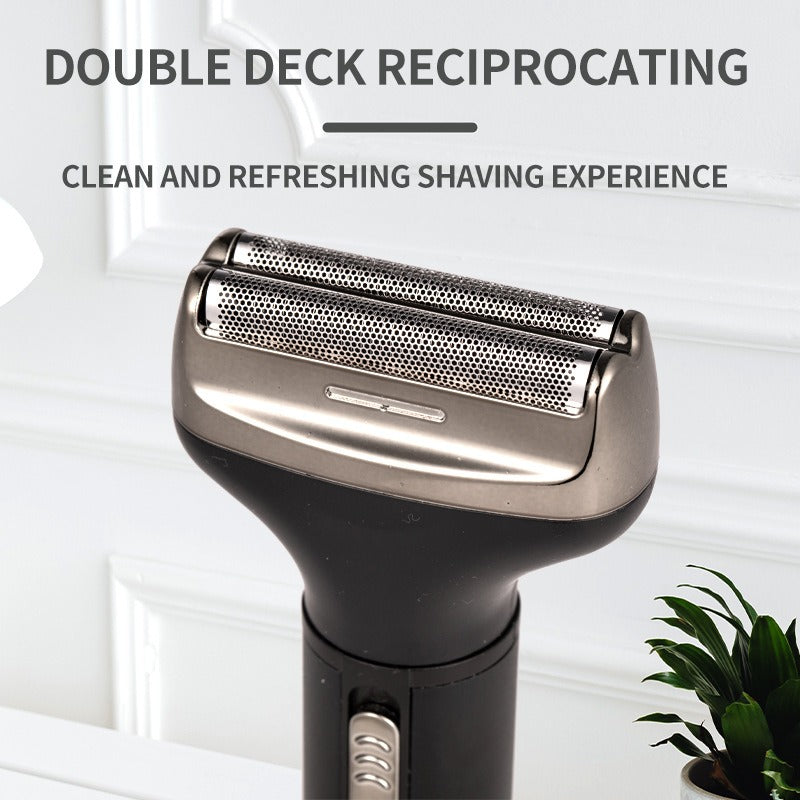 4‑in‑1 Electric Trimmer: Beard, Nose & Eyebrow Grooming Kit