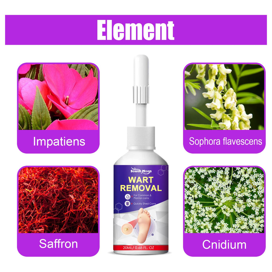 Wart & Corn Removal Liquid – Clinically Proven Botanical