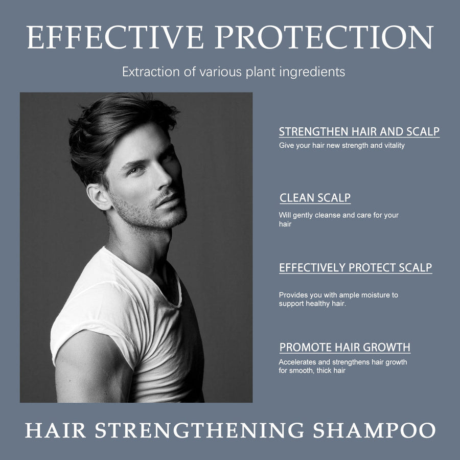 Men's Shampoo for Clean, Moisturized Scalp & Hair