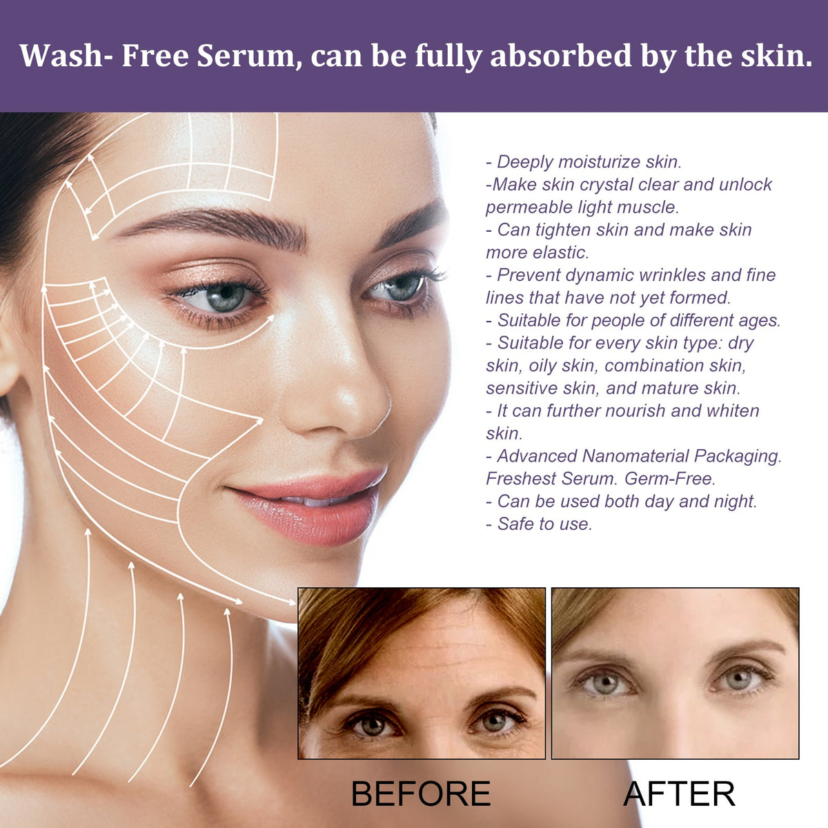 Collagen Firming Serum for Fine Lines & Hydration