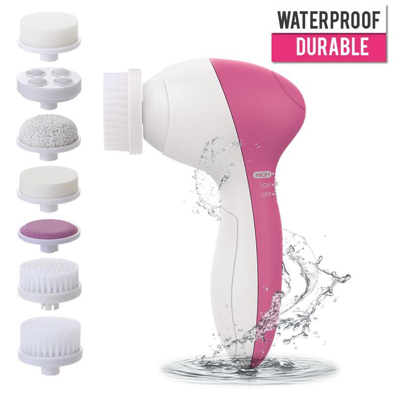 Facial Cleansing Brush With 7 Interchangeable Heads