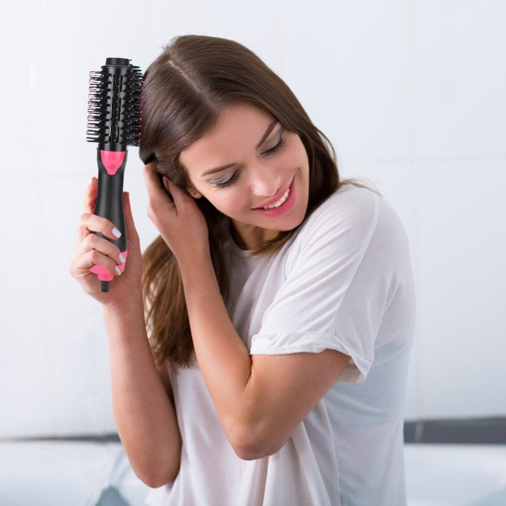 2-in-1 Ionic Hot Air Brush — Dry, Style, Volumize, Shine
