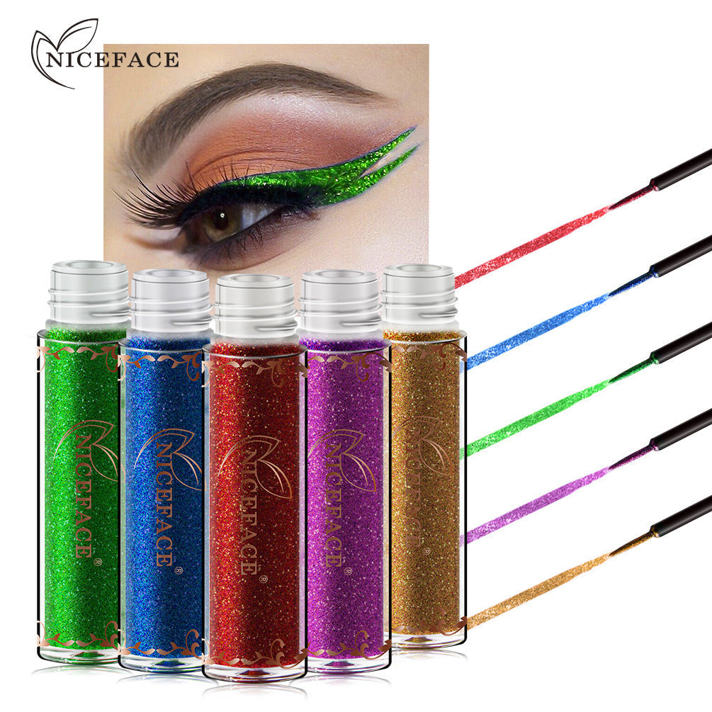 Metallic Liquid Eyeliner for High-Shine Color Looks