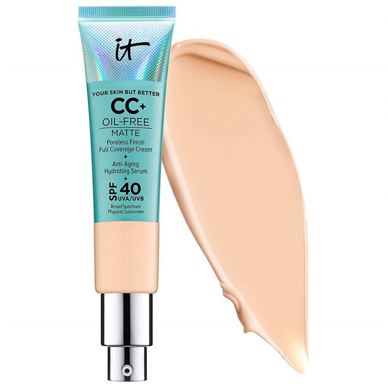 Matte CC Cream Full Coverage SPF 40 for Oily Skin