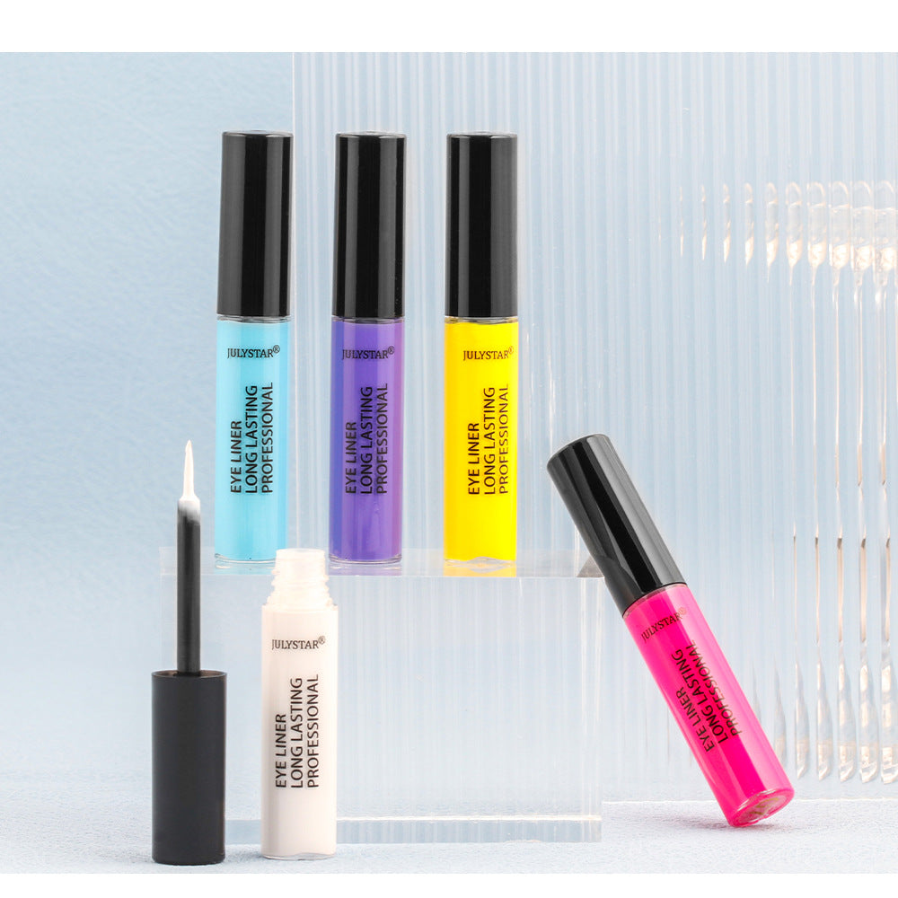 Colorful Liquid Eyeliner Set for Precise Eye Art