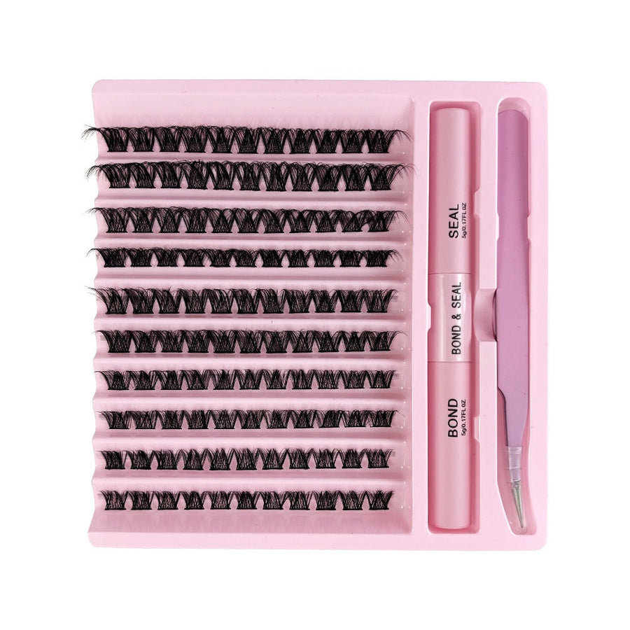 DIY Cluster Eyelash Extensions with Custom 8–16mm Lengths