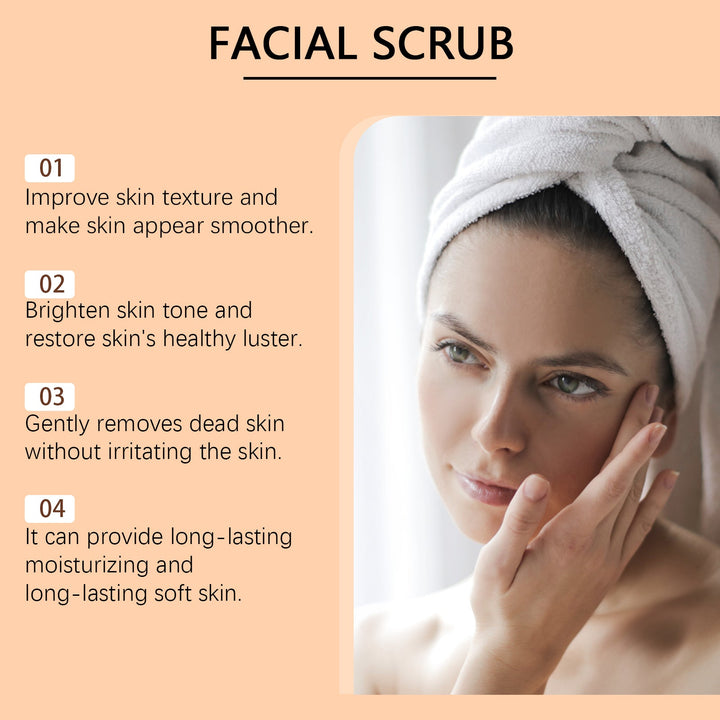 Vitamin C Facial Scrub for Brighter, Smoother Skin