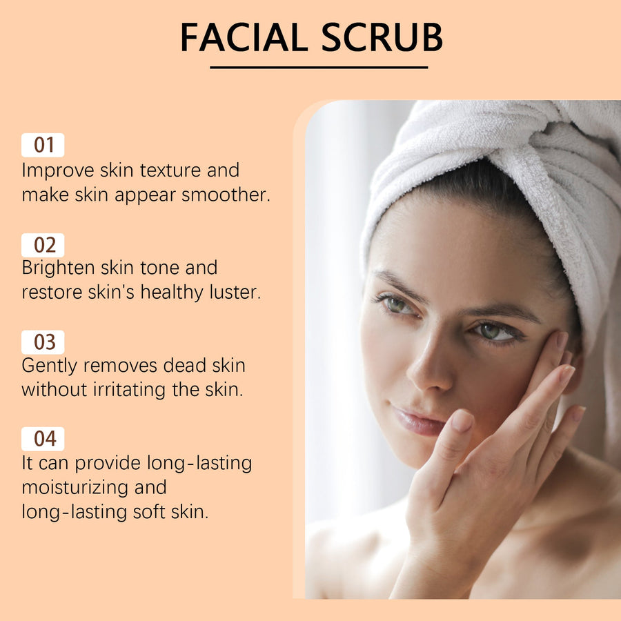 Vitamin C Facial Scrub for Brighter, Smoother Skin