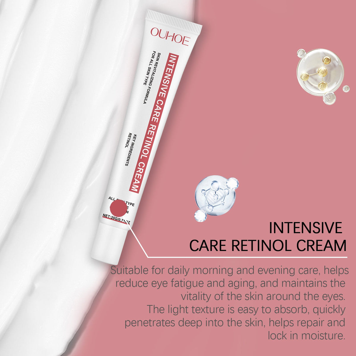 Retinol Eye Cream for Fine Lines & Firming