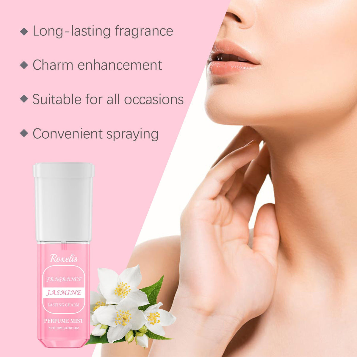 Jasmine Perfume Spray for Fresh, Lasting Floral Scent