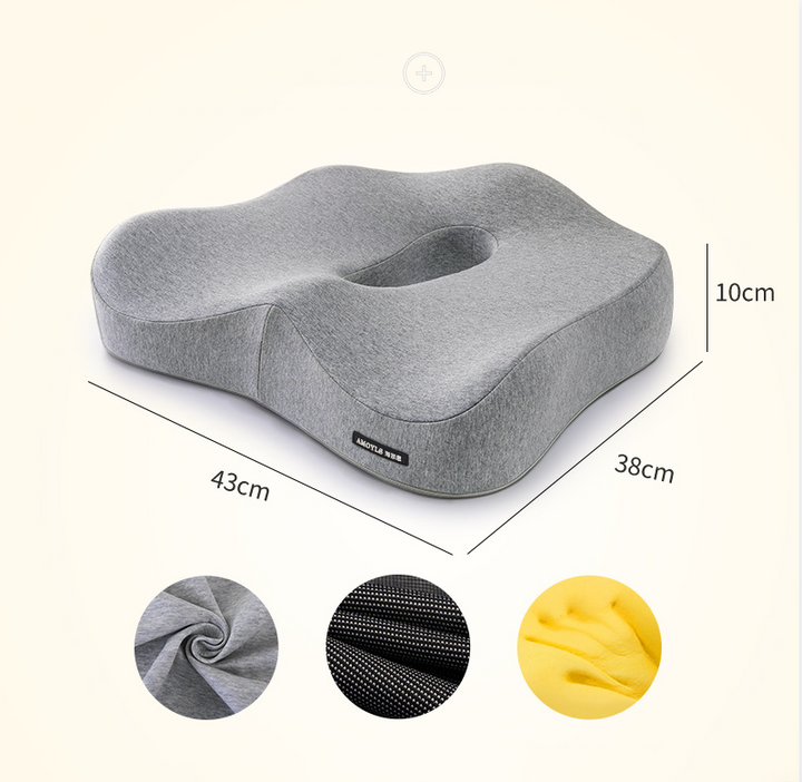 Memory Foam Car Seat Cushion — Eliminate Tailbone & Back Pain