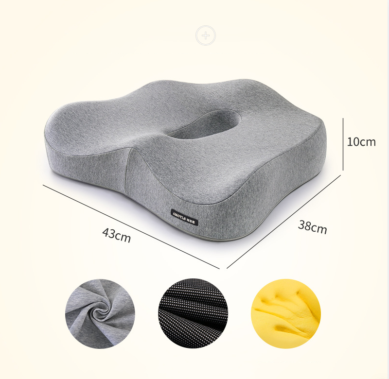 Memory Foam Car Seat Cushion — Eliminate Tailbone & Back Pain