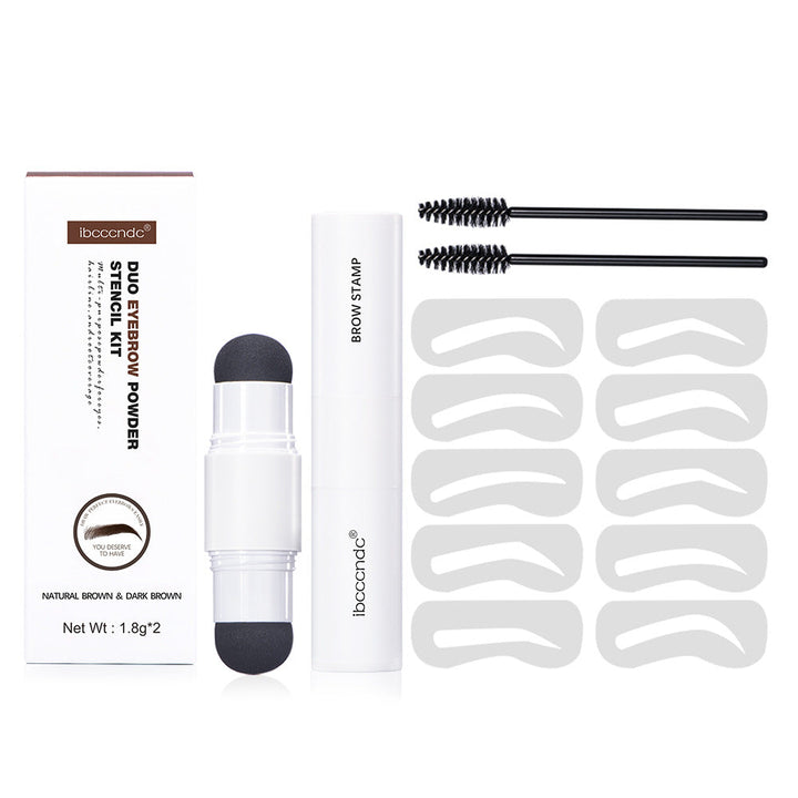 Eyebrow Powder Stencil Kit for Fuller, Defined Brows