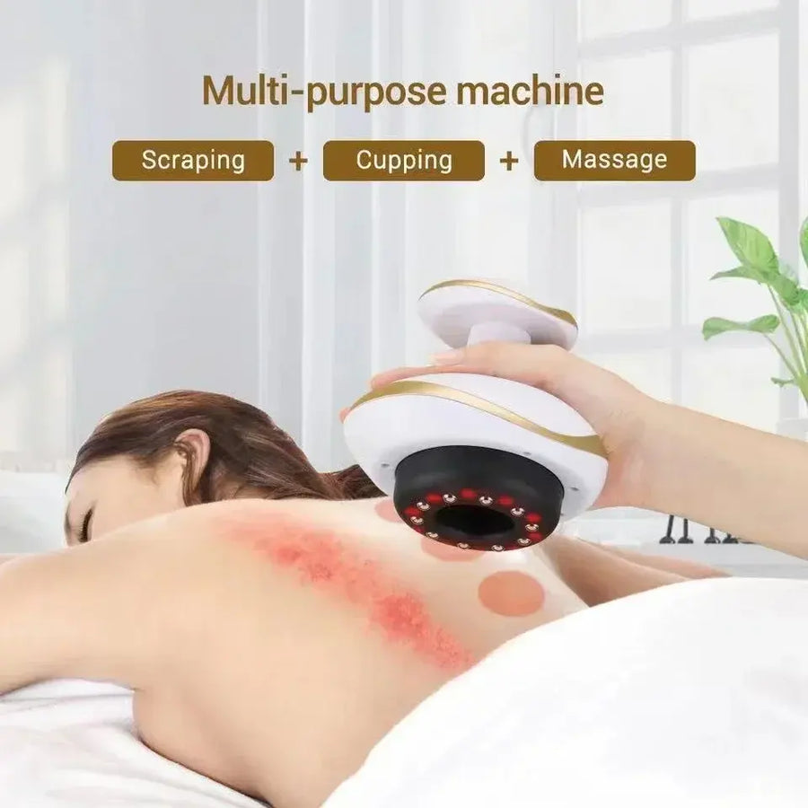 Electric Cupping Massager for Heat, Suction & Relief